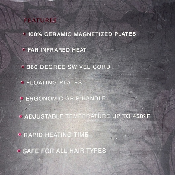 Sutra Beauty  Straightening Heat Pink Brushes Irons Ionic Technology Hair* - Picture 8 of 12